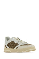Gucci Multicolor Leather And Gg Supreme Fabric Re Web Sneakers