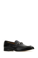 Schwarze Leder-Loafer von Gucci