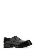 Random Identities Black Leather Lace Up Shoes