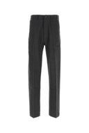Identités aléatoires pantalon de flanelle gris foncé