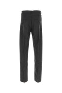 Identités aléatoires pantalon de flanelle gris foncé