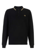 Fred Perry Black Piquet Polo Shirt