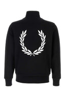 Fred Perry Black Polyester Blend Sweatshirt