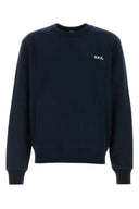 A.P.C. Sweat-shirt en coton bleu foncé