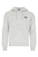 A.P.C. Melange Grey Cotton Sweatshirt