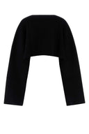 Jil Sander Black Wool Blend Cape