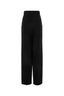 Saint Laurent Black Wool Wide Leg Pant