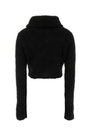 Saint Laurent Black Acrylmischpullover