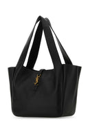 Saint Laurent Black Leather Le 5 ã  7 Bea Shopping Bag