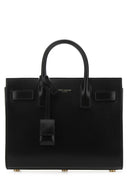 Saint Laurent Black Leather Nano Sac De Jour Handbag