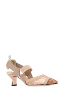 Fendi Multicolor Mesh And Fabric Colibrã¬ Pumps