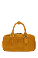 MIU MIU MUSTARD SUEDE ARCADIE Handsbag