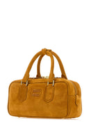 MIU MIU MUSTARD SUEDE ARCADIE Handsbag