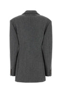 Miu Miu Dark Grey Wool Blazer