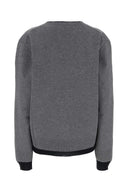 Miu Miu Two Tone Cashmere And Silk Oversize Sweater