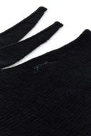 Ganni黑色拉伸羊毛混合罩