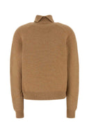 Fendi Camel Cashmere Blend Sweater