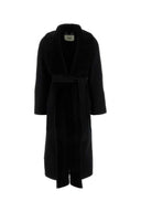 Fendi Black Wool Blend Coat