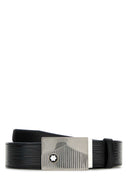 Montblanc Black Leder reversibler Gürtel