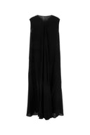 The Row Black Crepe Palau Dress