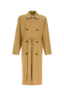 La fila beige cotone kold trench