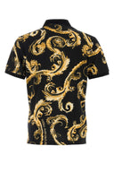 Versace Jeans Printed Piquet Polo Shirt