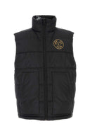 Versace Jeans Black Polyester Reversible Sleeveless Down Jacket