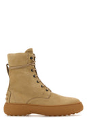 Tod 's Beige Leder -Knöchelstiefel