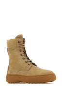 Tod 's Beige Leder -Knöchelstiefel