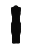 Michael By Michael Kors Black Stretch Viscose Blend Dress