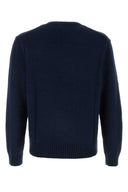 Polo Ralph Lauren Navy Blue Cotton Blend Sweater