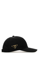 Prada Black Nylon Baseball Cap