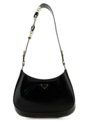 Prada Black in pelle nera Cleo Spalla Borsa