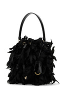 Prada Embellished Satin Mini Bucket Bag