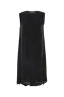 فستان برادا حرير أسود