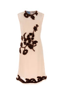 Prada Ivory Georgette Dress