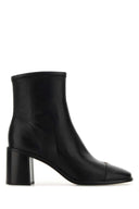 Tory Burch Botas de tobillo de cuero negro