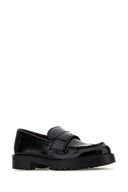 Tory Burch Black Leather Loafers
