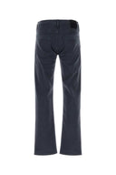 Incotex Navy Blue Stretch Denim Jeans