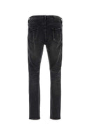 Paarse spijkerbroek Black Stretch denim jeans