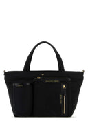 Anya Hindmarch Black Canvas Handbag