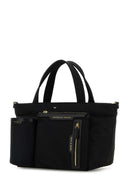 Anya Hindmarch Black Canvas Handbag
