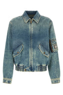 Dolce & Gabbana Denim Bomber Jacket