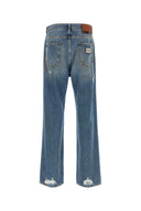 Jeans de pierna ancha de mezclilla de Dolce & Gabbana