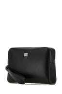 Dolce & Gabbana Black Leather Pouch
