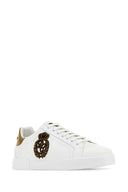 Dolce & Gabbana White Nappa Leather Portofino Sneakers
