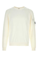 C.P. Company White Cotton Sweater