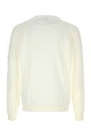 C.P. Company White Cotton Sweater