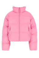 Giacca imbottita in nylon rosa Balenciaga