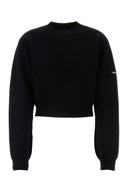 Balenciaga zwarte wollen trui